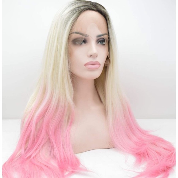 Mayimi 24”  Pink & Blonde Ombré LaceFront Wig ?